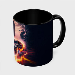 Кружка 3D Хочу Back to The Home, цвет: 3D-белый + черный