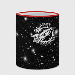 Кружка 3D Футурама межпланетный экспресс, цвет: 3D-красный кант — фото 2