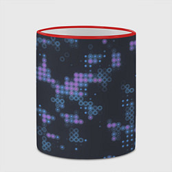 Кружка 3D Текстурная мозайка, цвет: 3D-красный кант — фото 2