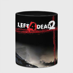 Кружка 3D Left 4 dead ночной город, цвет: 3D-белый + черный — фото 2