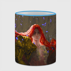 Кружка 3D Маления из Elden Ring, цвет: 3D-небесно-голубой кант — фото 2
