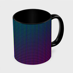 Кружка 3D Multicolored texture, цвет: 3D-белый + черный