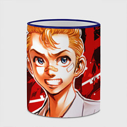 Кружка 3D Такэмити, цвет: 3D-синий кант — фото 2