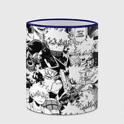 Кружка 3D Кацуки Бакуго - Моя геройская академия, цвет: 3D-синий кант — фото 2