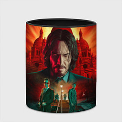 Кружка 3D John Wick catholic church Paris, цвет: 3D-белый + черный — фото 2