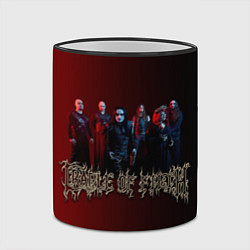 Кружка 3D Cradle of Filth band, цвет: 3D-черный кант — фото 2