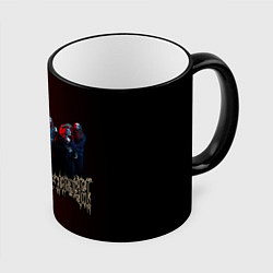 Кружка 3D Cradle of Filth band, цвет: 3D-черный кант