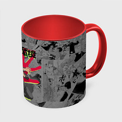 Кружка 3D Великая небесная стена - Мару и Кируко, цвет: 3D-белый + красный