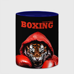 Кружка 3D Boxing tiger, цвет: 3D-белый + синий — фото 2