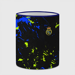 Кружка 3D Реал Мадрид фк, цвет: 3D-синий кант — фото 2