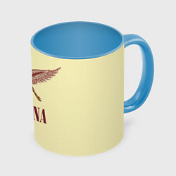 Кружка 3D Nirvana - In utero, цвет: 3D-белый + небесно-голубой