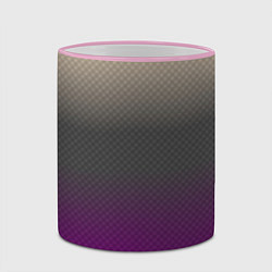 Кружка 3D Фиолетовый и серый дым - Хуф и Ся, цвет: 3D-розовый кант — фото 2