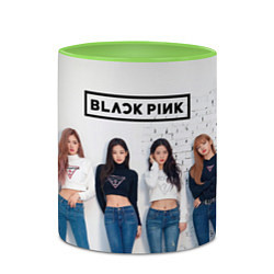 Кружка 3D Blackpink kpopk, цвет: 3D-белый + светло-зеленый — фото 2