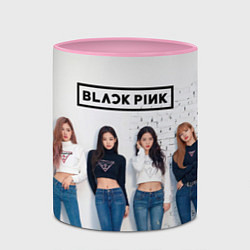 Кружка 3D Blackpink kpopk, цвет: 3D-белый + розовый — фото 2