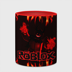 Кружка 3D Fire Roblox, цвет: 3D-белый + красный — фото 2