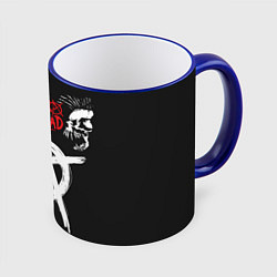 Кружка цветная Punks not dead - анархия