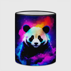 Кружка 3D Панда и краски, цвет: 3D-черный кант — фото 2