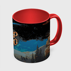 Кружка 3D Loop Hero world, цвет: 3D-белый + красный