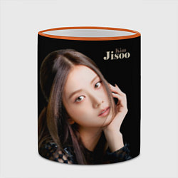 Кружка 3D Blackpink Cute Jisoo Kim, цвет: 3D-оранжевый кант — фото 2