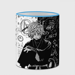 Кружка 3D Инсайд Габимару - Адский рай, цвет: 3D-небесно-голубой кант — фото 2