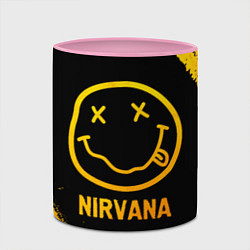 Кружка 3D Nirvana - gold gradient, цвет: 3D-белый + розовый — фото 2
