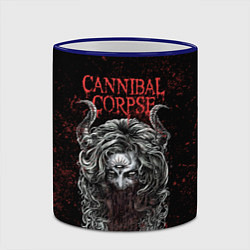Кружка 3D Cannibal Corpse art, цвет: 3D-синий кант — фото 2
