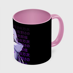 Кружка цветная Эмилия тан в современности - ре зеро