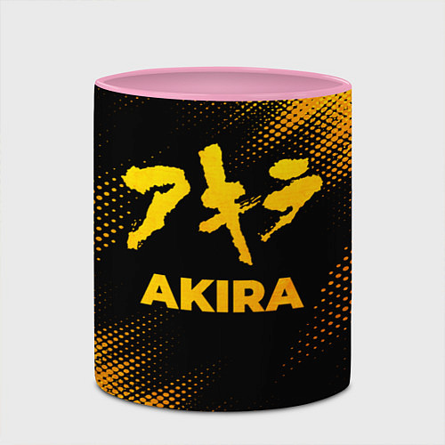 Кружка цветная Akira - gold gradient / 3D-Белый + розовый – фото 2