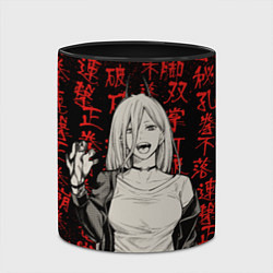 Кружка 3D Power - Chainsaw Man, цвет: 3D-белый + черный — фото 2