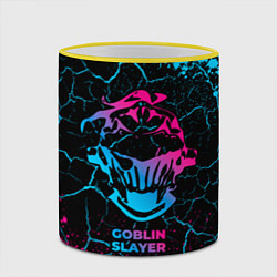 Кружка 3D Goblin Slayer - neon gradient, цвет: 3D-желтый кант — фото 2