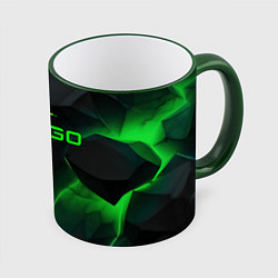 Кружка 3D CS GO dark green, цвет: 3D-зеленый кант