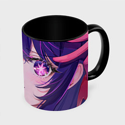 Кружка 3D Звёздное Дитя Ai, цвет: 3D-белый + черный