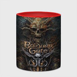 Кружка 3D Baldurs Gate 3, цвет: 3D-белый + красный — фото 2