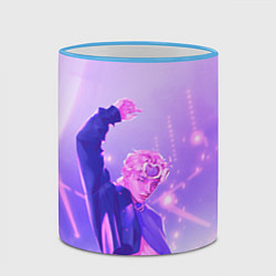 Кружка 3D Хёнджин на концерте - Стрей Кидс, цвет: 3D-небесно-голубой кант — фото 2