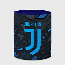 Кружка 3D Juventus blue logo, цвет: 3D-белый + синий — фото 2