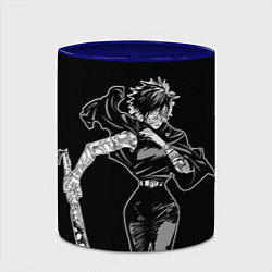 Кружка 3D Зенин Маки - Магическая битва, цвет: 3D-белый + синий — фото 2