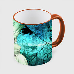 Кружка цветная Доктор Стоун Сэнку Исигами