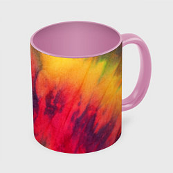 Кружка цветная Огненный тай дай