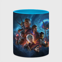 Кружка 3D Baldurs gate 3, цвет: 3D-белый + небесно-голубой — фото 2