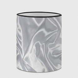 Кружка 3D White Silk, цвет: 3D-черный кант — фото 2
