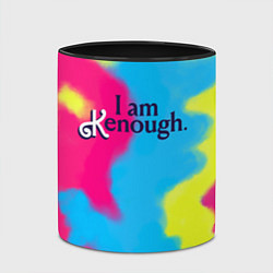 Кружка 3D I Am Kenough Tie-Dye, цвет: 3D-белый + черный — фото 2