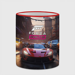 Кружка 3D Forza Horizon street racing, цвет: 3D-красный кант — фото 2