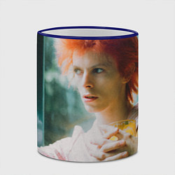 Кружка 3D David Bowie in Haddon Hall, цвет: 3D-синий кант — фото 2