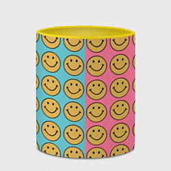 Кружка 3D Smiley, цвет: 3D-белый + желтый — фото 2