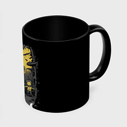 Кружка 3D Fallout boys, цвет: 3D-белый + черный