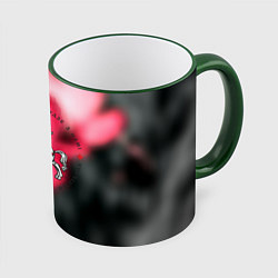 Кружка 3D Беларусь земля свободы, цвет: 3D-зеленый кант