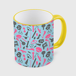 Кружка цветная БДСМ - игрушки