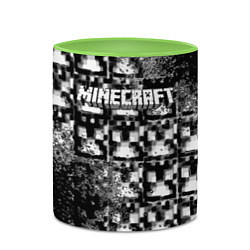 Кружка 3D Minecraft online game, цвет: 3D-белый + светло-зеленый — фото 2