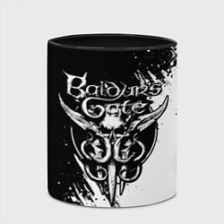 Кружка 3D Baldurs gate 3 - белая краска, цвет: 3D-белый + черный — фото 2