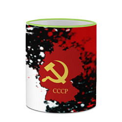 Кружка 3D Назад в СССР, цвет: 3D-светло-зеленый кант — фото 2